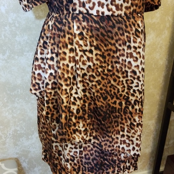 FOREVER 21 ANIMAL PRINT DRESS SZ L♡ - Picture 3 of 5